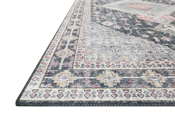 ELSA VINTAGE PRINT RUG: GRAY