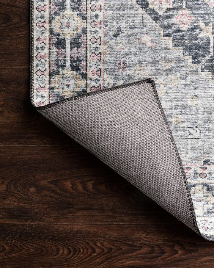 ELSA VINTAGE PRINT RUG: GRAY