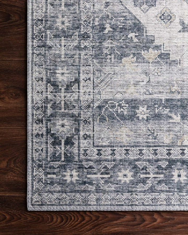 ELSA VINTAGE PRINT RUG: GRAY