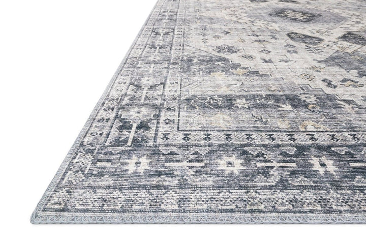 ELSA VINTAGE PRINT RUG: GRAY