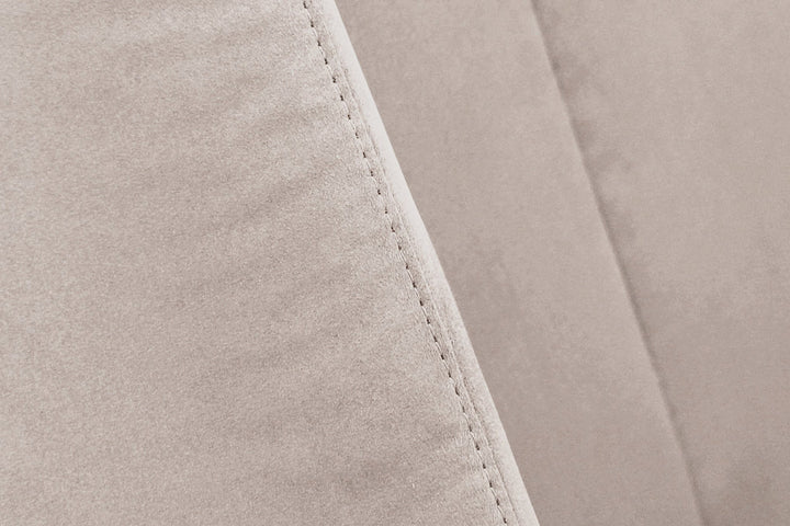 EMILIA BEIGE VELVET BED