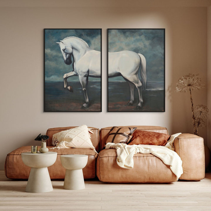 "ENORMOUS BEAUTY" CANVAS ART DIPTYCH
