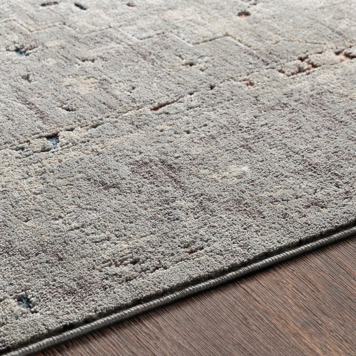 ERIS RUG: SILVER, STONE MULTI