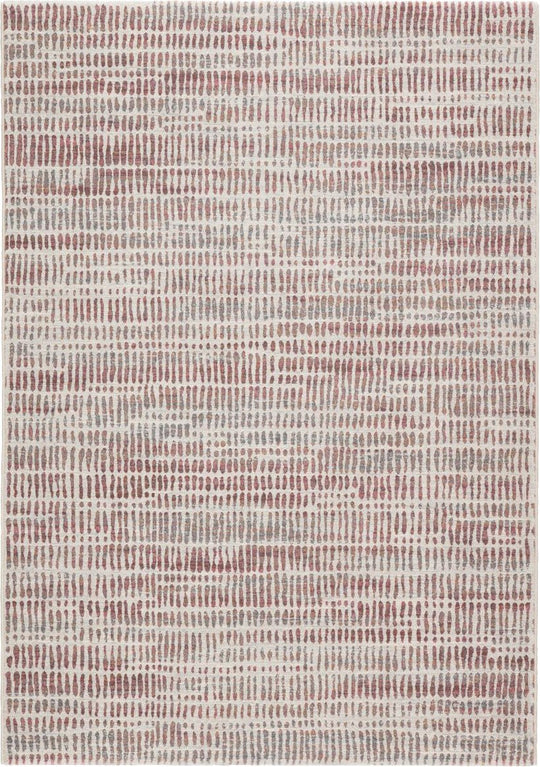 ESCAPE RUG: ASH, RASPBERRY WINE