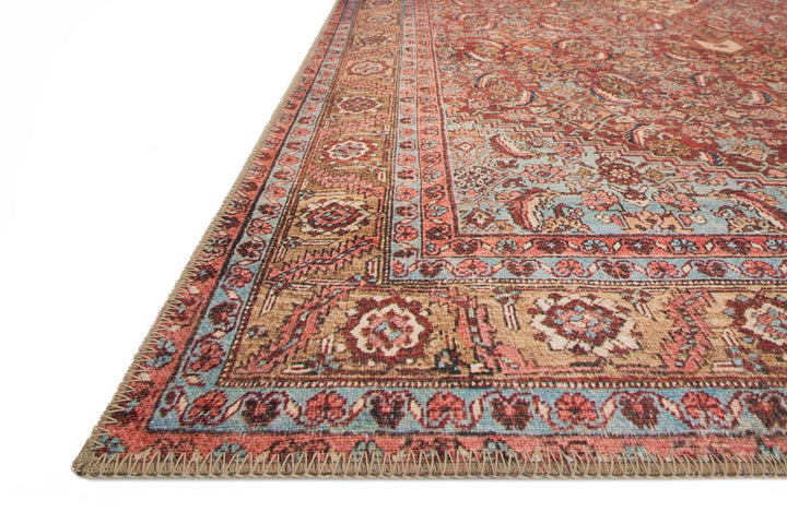 FILIPA VINTAGE PRINT RUG: TERRACOTTA MULTI
