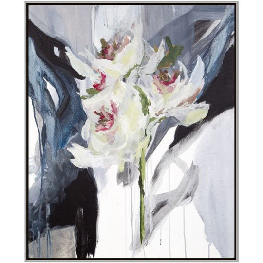 "FLOWERS ON A STICK" CANVAS ART