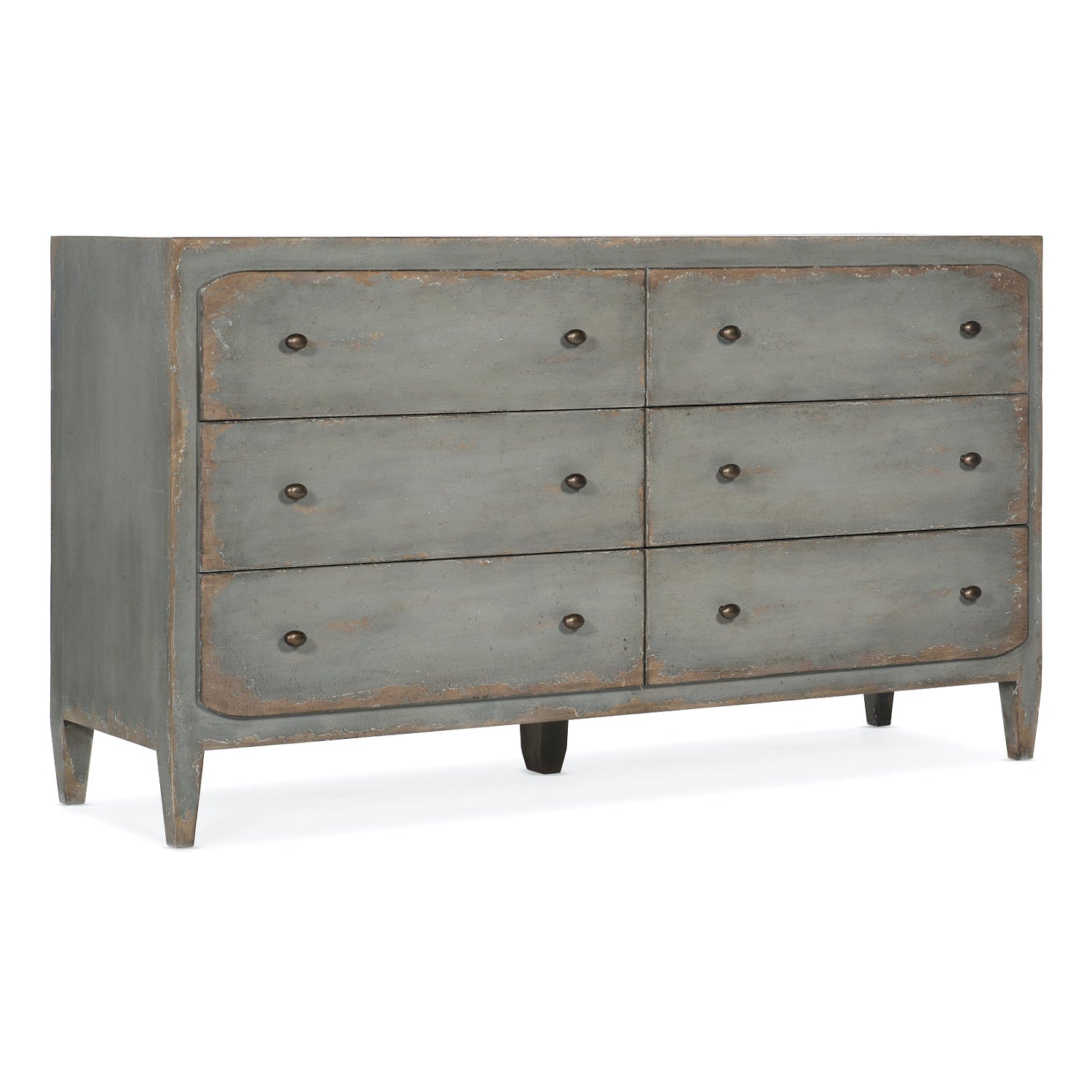 Hooker Furniture Ciao Bella Six Drawer Speckled Gray Dresser Hooker Furniture Ciao Bella Six Drawer Speckled Gray Dresser