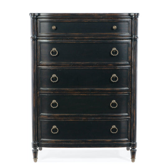 GERARD TALL CHEST: BLACK