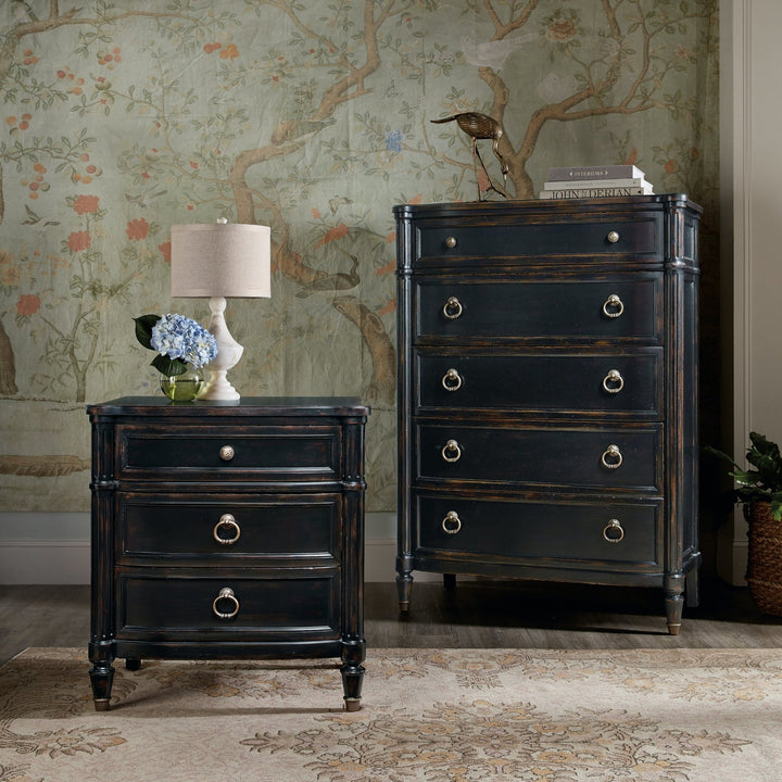 GERARD TALL CHEST: BLACK