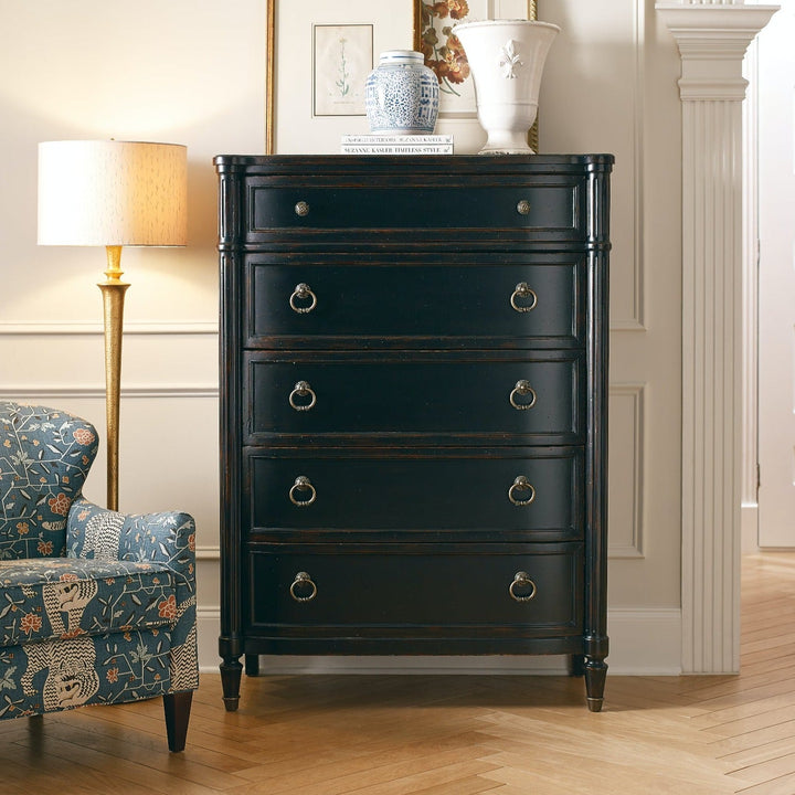 GERARD TALL CHEST: BLACK