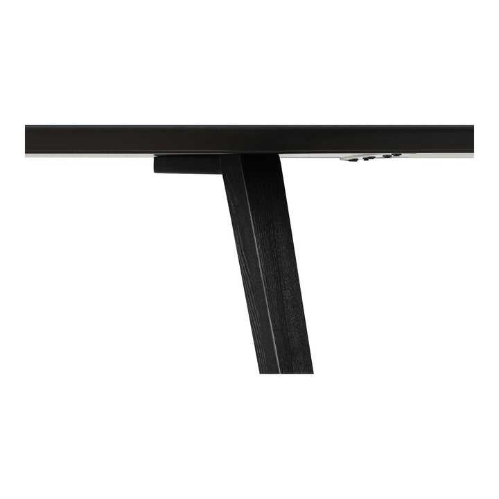 GODENZA DINING TABLE: BLACK ASH