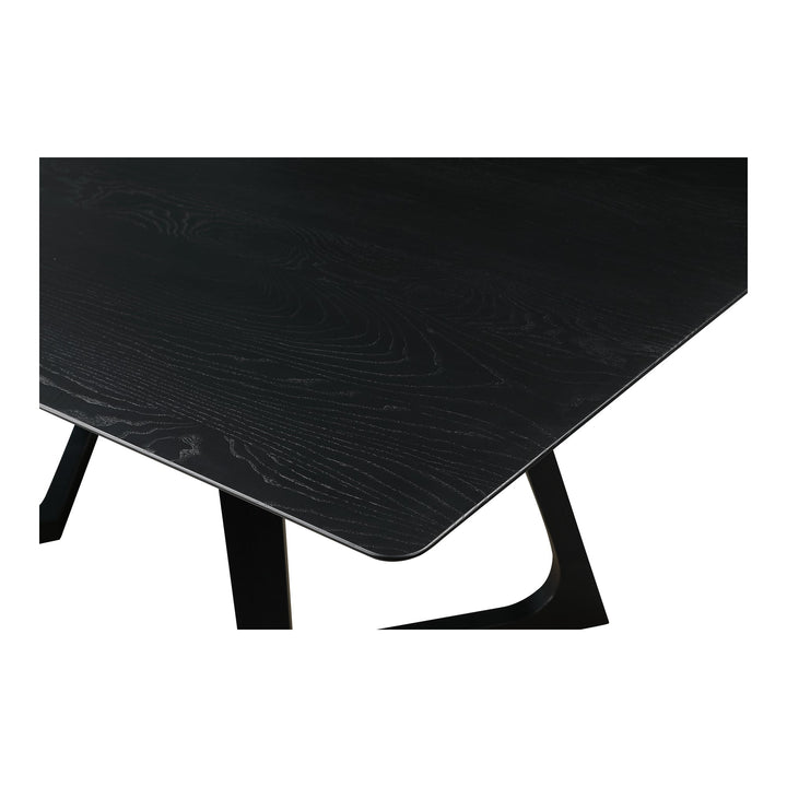 GODENZA DINING TABLE: BLACK ASH