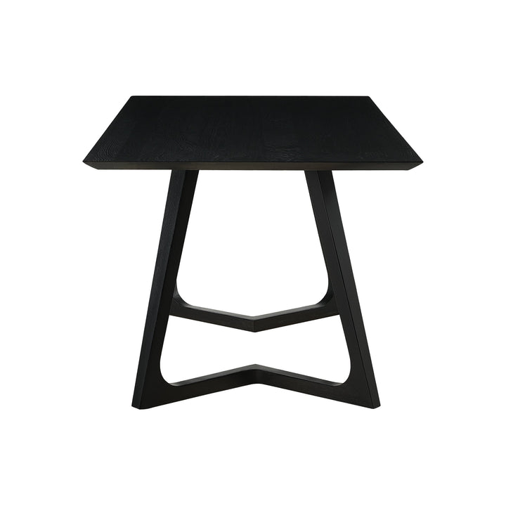 GODENZA DINING TABLE: BLACK ASH