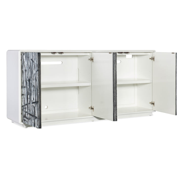 GRAFFITIO PAINTED DOOR CREDENZA