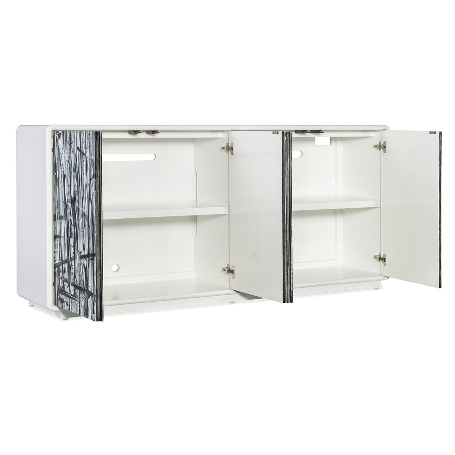 GRAFFITIO PAINTED DOOR CREDENZA