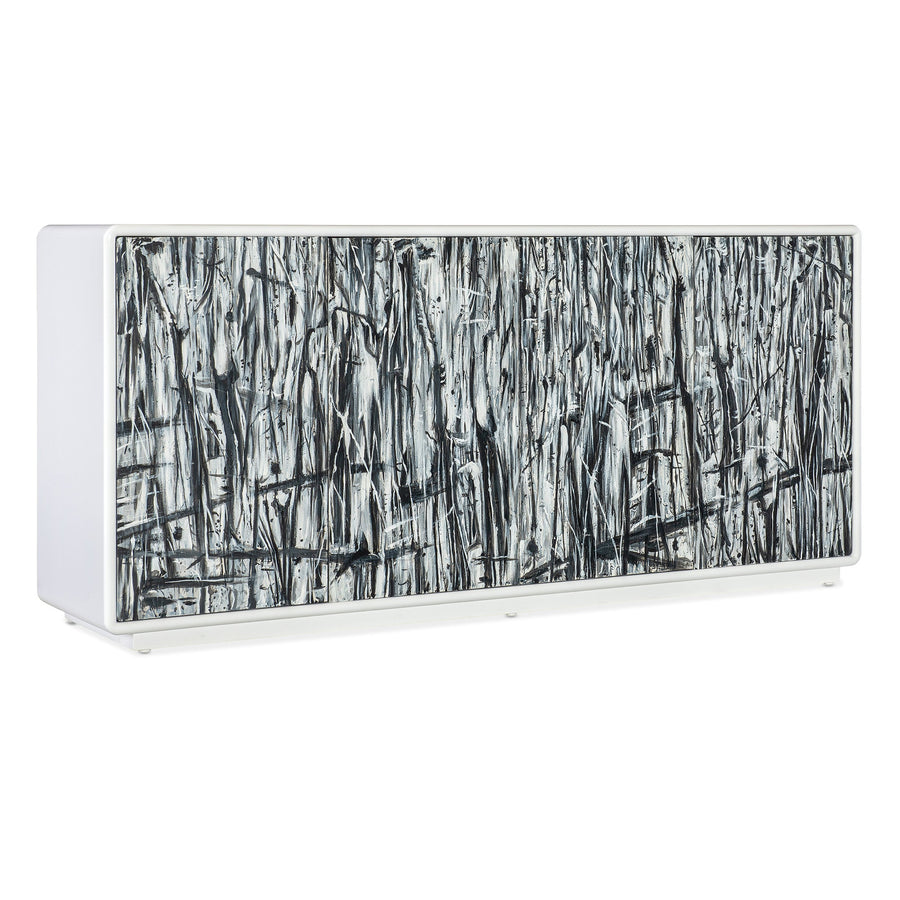 GRAFFITIO PAINTED DOOR CREDENZA