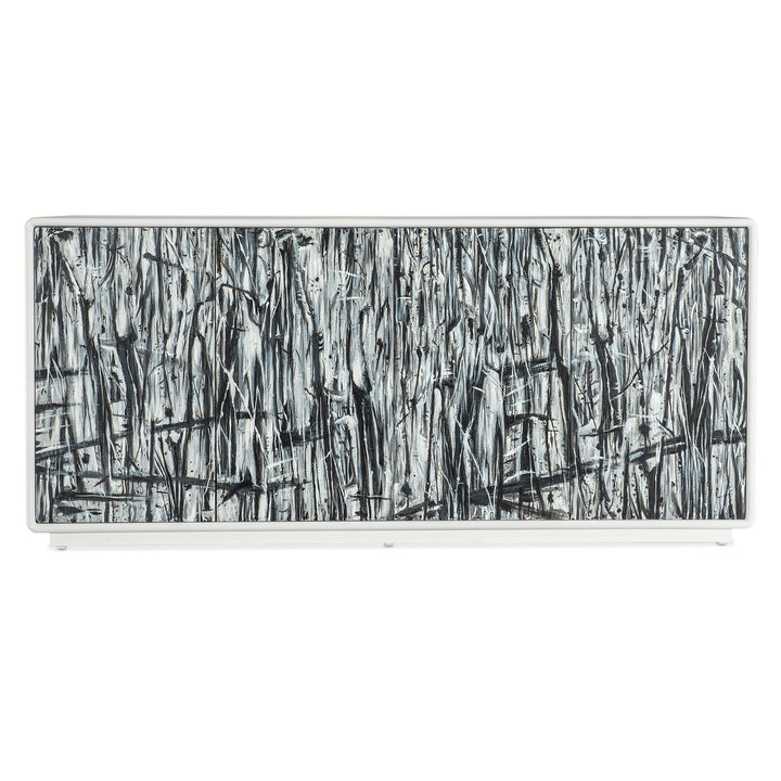 GRAFFITIO PAINTED DOOR CREDENZA
