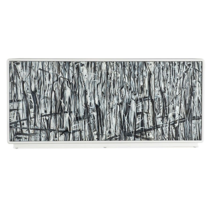 GRAFFITIO PAINTED DOOR CREDENZA