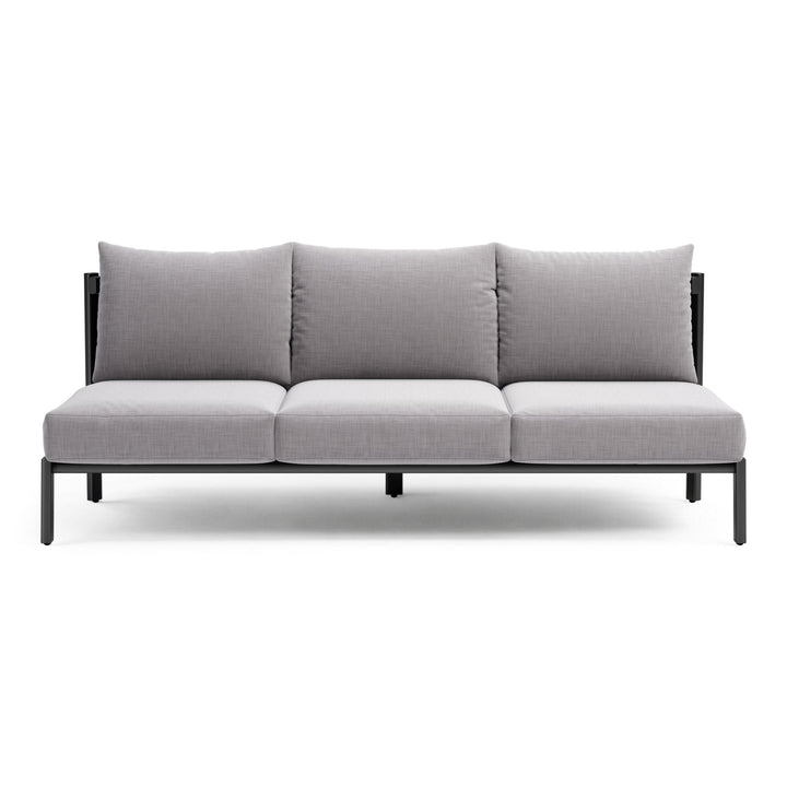 3 Seater Grey Outdoor Sofa