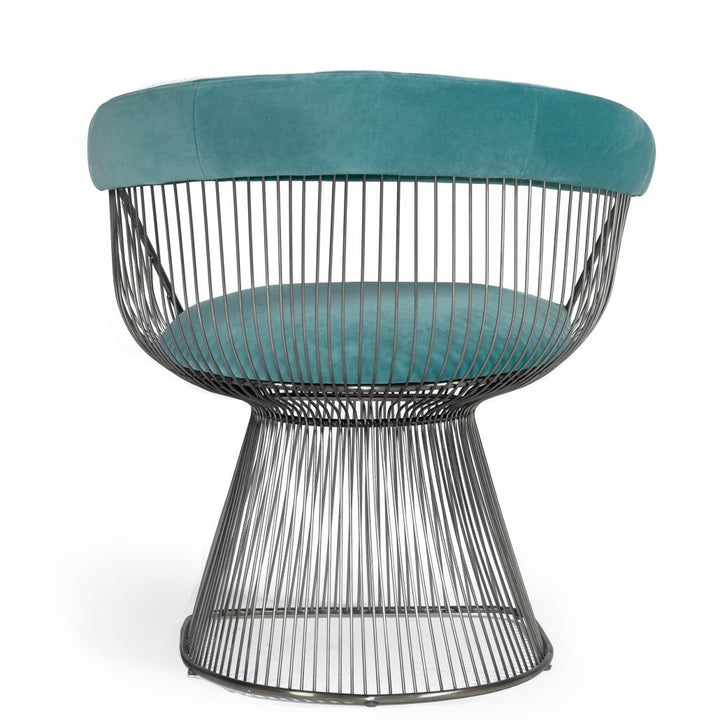 ICON DINING CHAIR: TEAL VELVET