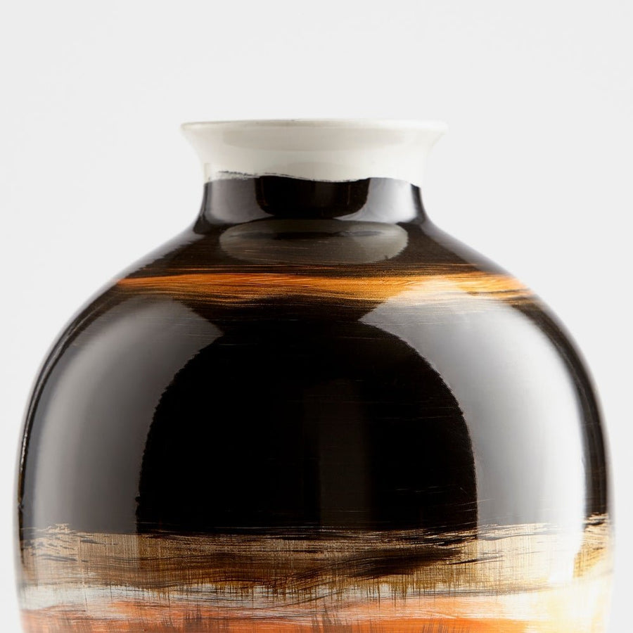 INDIAN PAINTBRUSH CERAMIC VASE