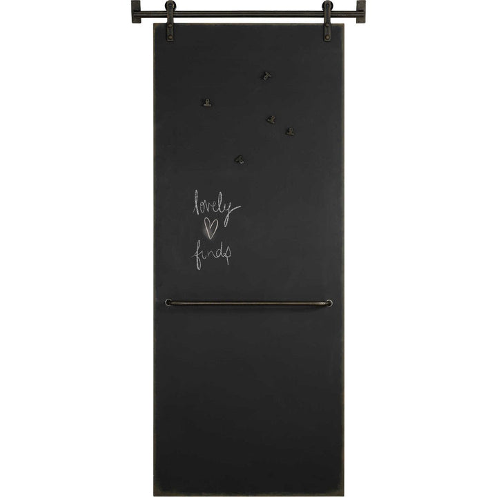 INDUSTRIAL WALL HANGING CHALKBOARD