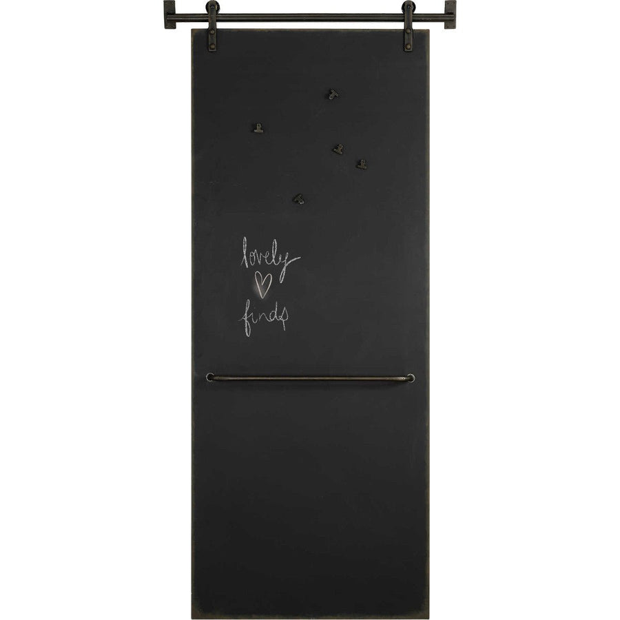 INDUSTRIAL WALL HANGING CHALKBOARD