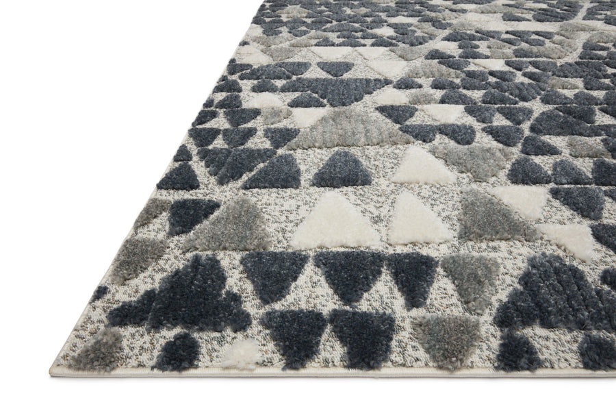 IRVING RUG: INK BLUE, WHITE, SLATE