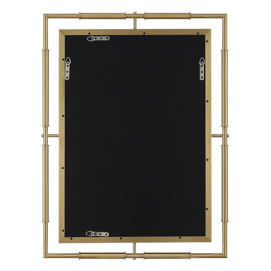 IT'S ALL CONNECTED BRASS VANITY MIRROR
