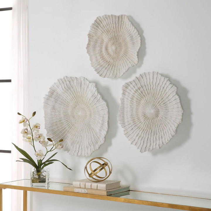 IVORY SEA CORAL WALL DECOR | SET OF 3
