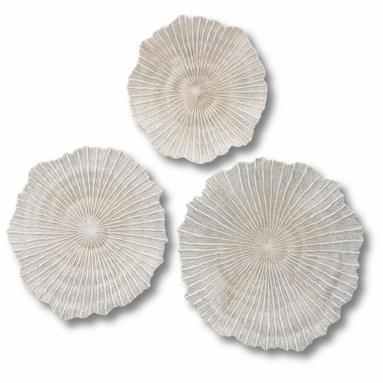 IVORY SEA CORAL WALL DECOR | SET OF 3