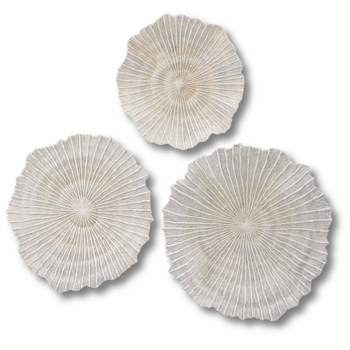 IVORY SEA CORAL WALL DECOR | SET OF 3