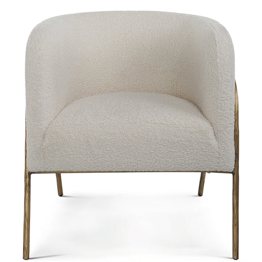 JACOBSEN CHAIR: WHITE SHEARLING