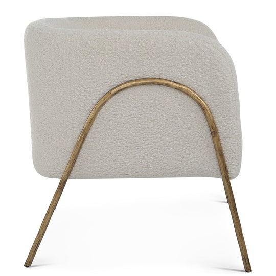 JACOBSEN CHAIR: WHITE SHEARLING