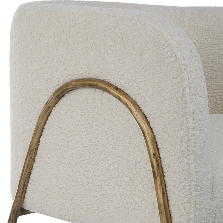 JACOBSEN CHAIR: WHITE SHEARLING