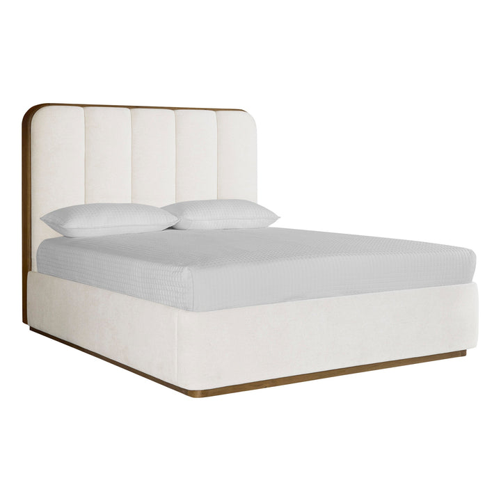 JAMILLE BED - ECLIPSE WHITE - FRONT VIEW