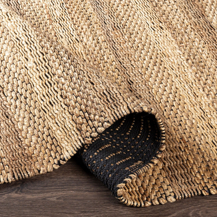 JASMINE 01 WOVEN JUTE RUG: TAN
