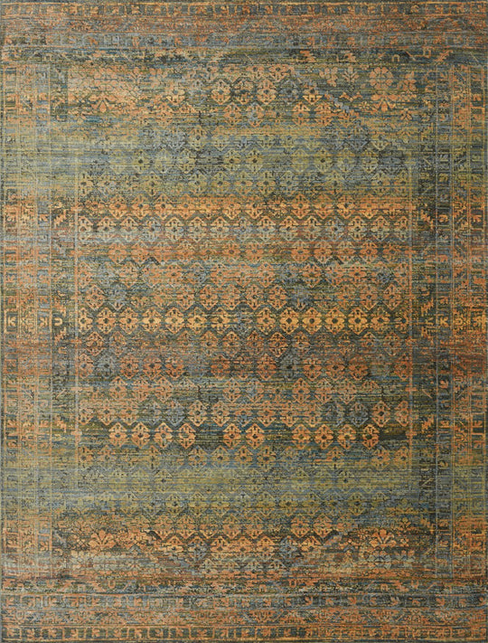 JAVARI 03 RUG: LAGOON / FIESTA