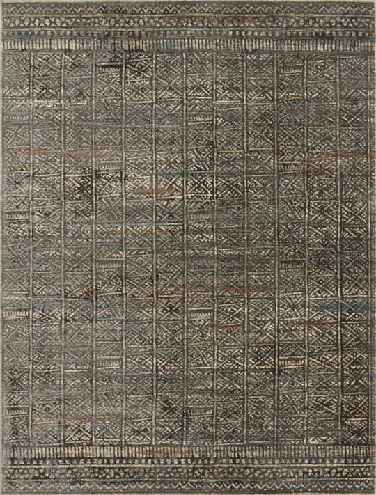JAVARI 06 RUG: CHARCOAL / SILVER