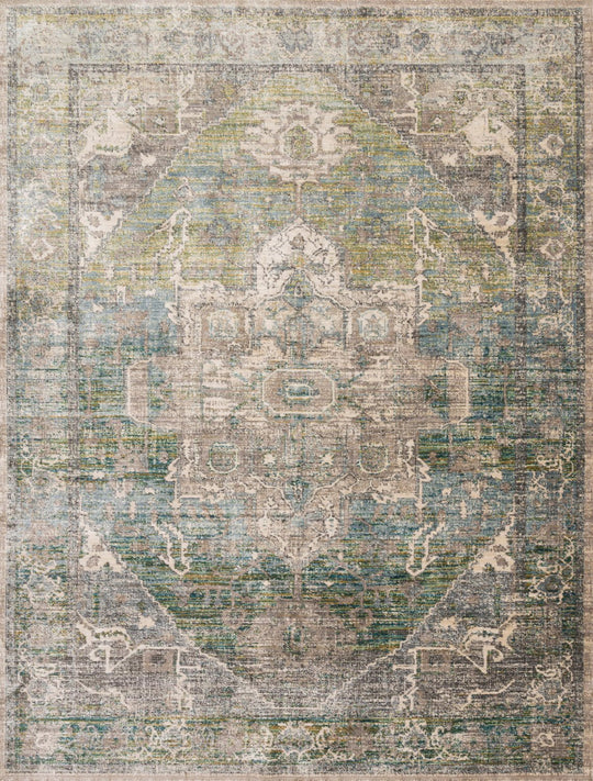JAVARI 08 RUG: GRASS / OCEAN