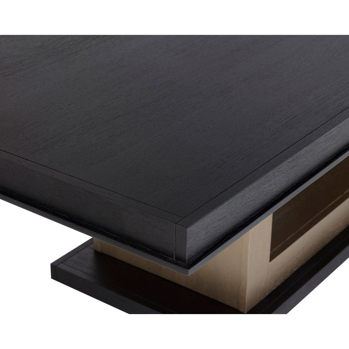 JUDSON 100" DINING TABLE - BLACK