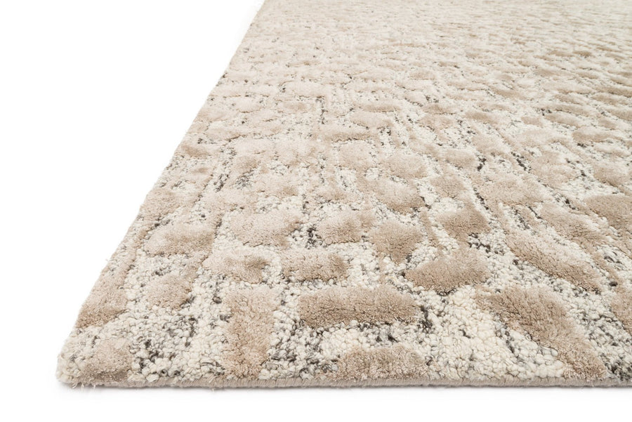 JUNEAU 02 WOOL + VISCOSE RUG: OATMEAL