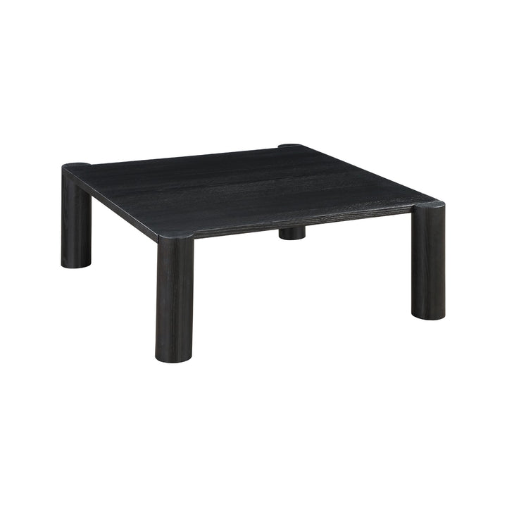 JUNI BLACK OAK POST COFFEE TABLE