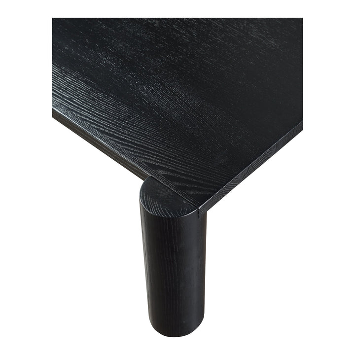 JUNI BLACK OAK POST COFFEE TABLE