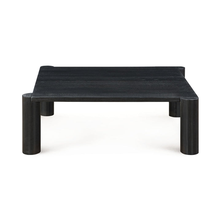 JUNI BLACK OAK POST COFFEE TABLE