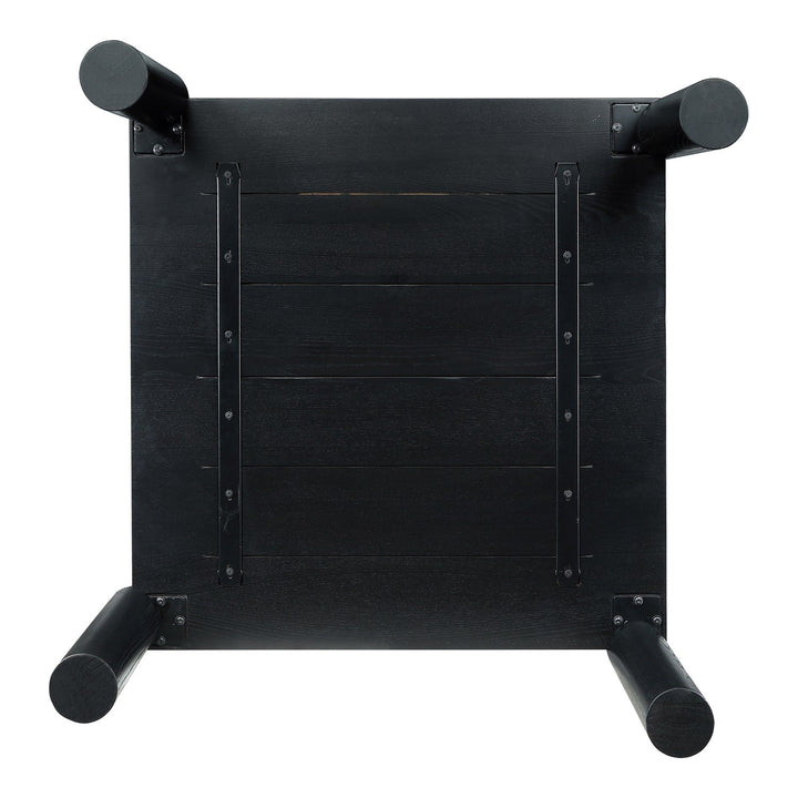 JUNI BLACK OAK POST COFFEE TABLE