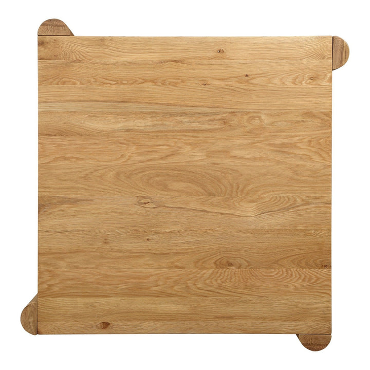 JUNI WHITE OAK POST COFFEE TABLE