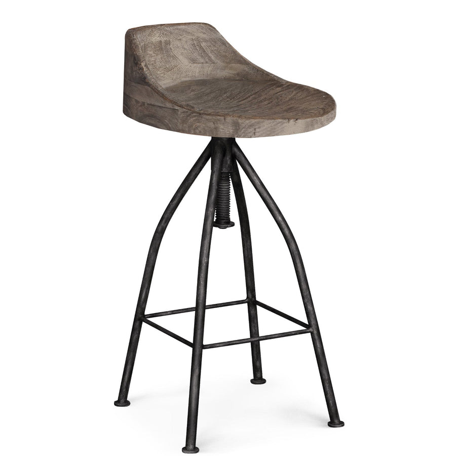 KAIRU INDUSTRIAL SWIVEL SCREW STOOL