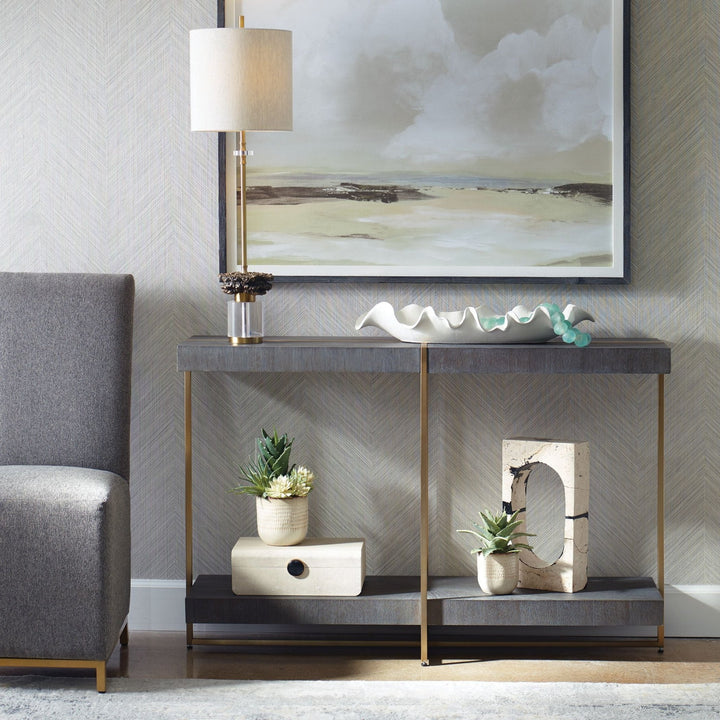 KIOTA ANTIQUE GOLD BUFFET LAMP