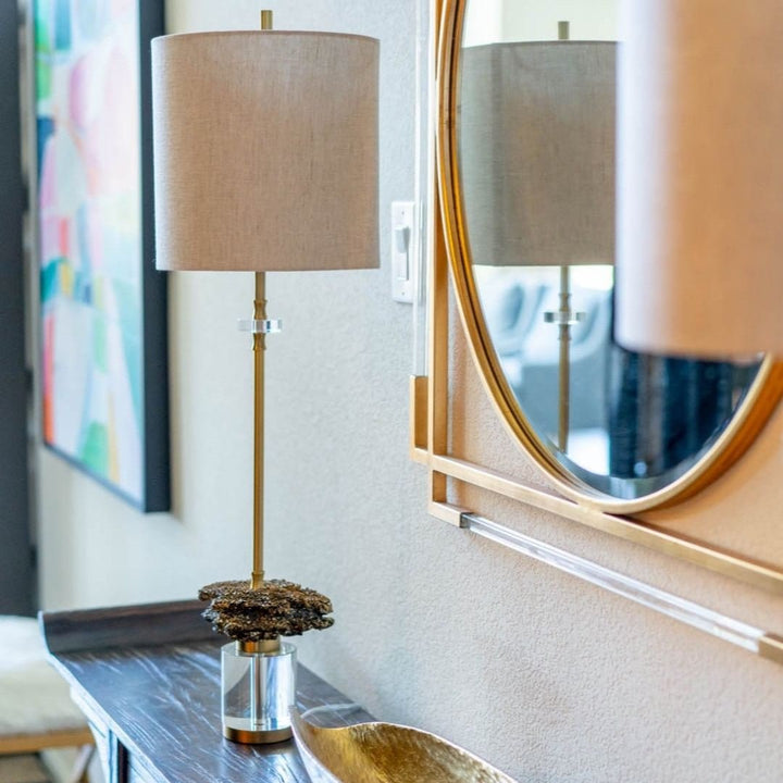 KIOTA ANTIQUE GOLD BUFFET LAMP